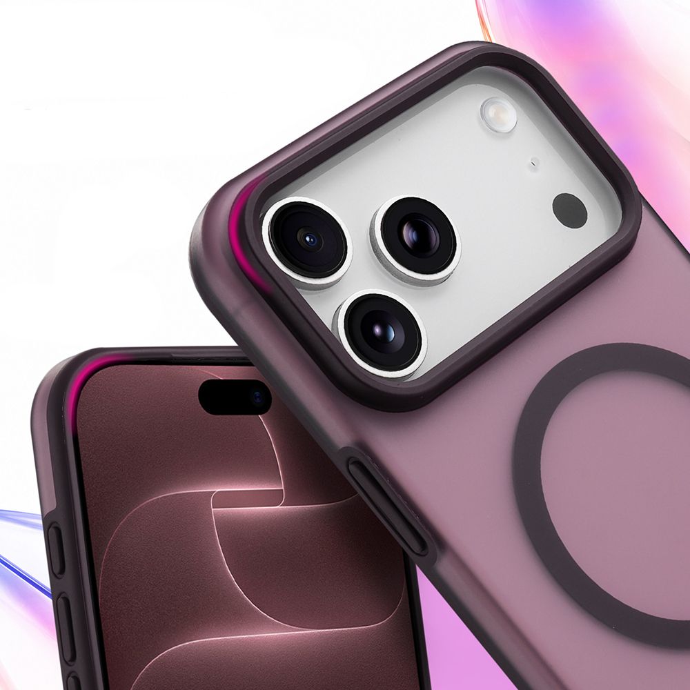 iPhone Uyumlu 17 Pro Kılıf M-safe Şarj Özellikli Zore Kuin Kapak