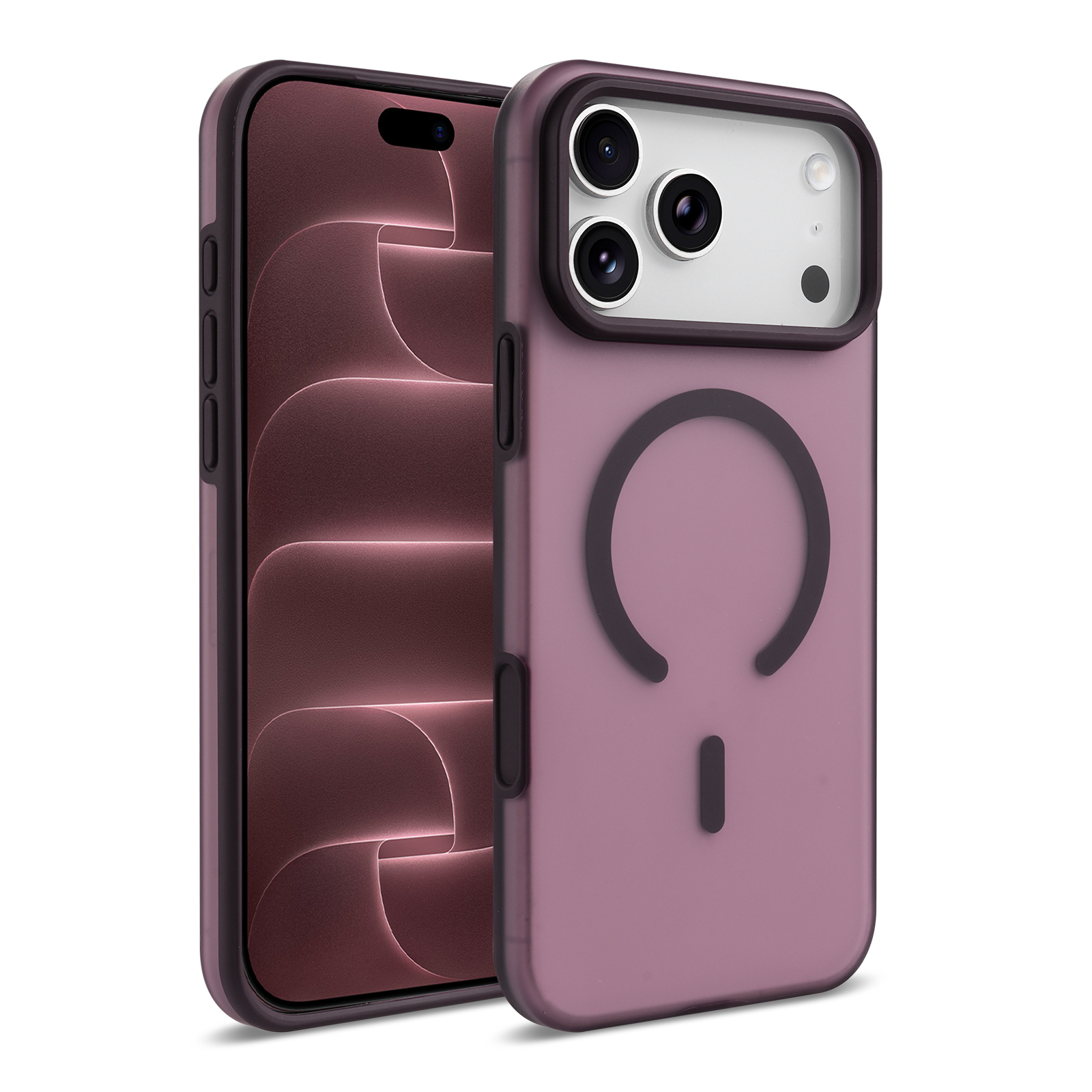iPhone Uyumlu 17 Pro Max Kılıf M-safe Şarj Özellikli Zore Kuin Kapak