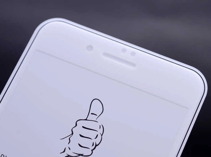 iPhone Uyumlu 8 Zore Kenarları Kırılmaya Dayanıklı Cam Ekran Koruyucu