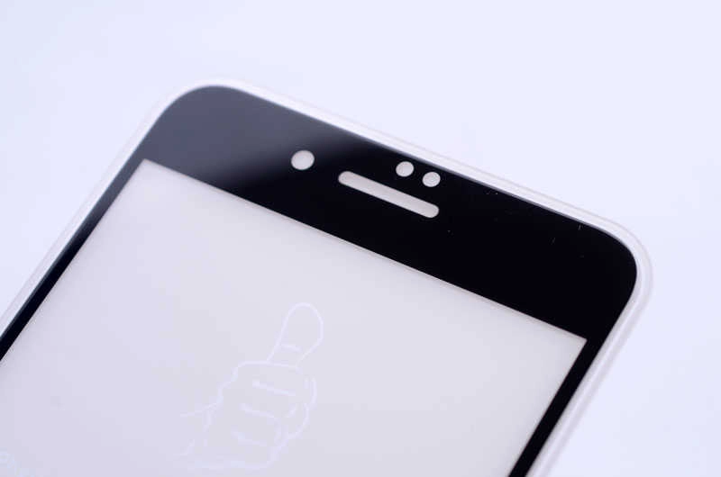 iPhone Uyumlu 8 Plus Zore Kenarları Kırılmaya Dayanıklı Cam Ekran Koruyucu