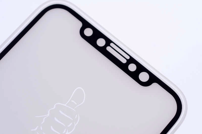 iPhone Uyumlu X Zore Kenarları Kırılmaya Dayanıklı Cam Ekran Koruyucu