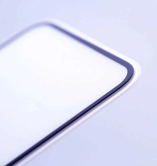 iPhone Uyumlu X Zore Kenarları Kırılmaya Dayanıklı Cam Ekran Koruyucu