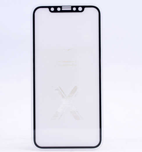 iPhone Uyumlu X Zore Kenarları Kırılmaya Dayanıklı Cam Ekran Koruyucu