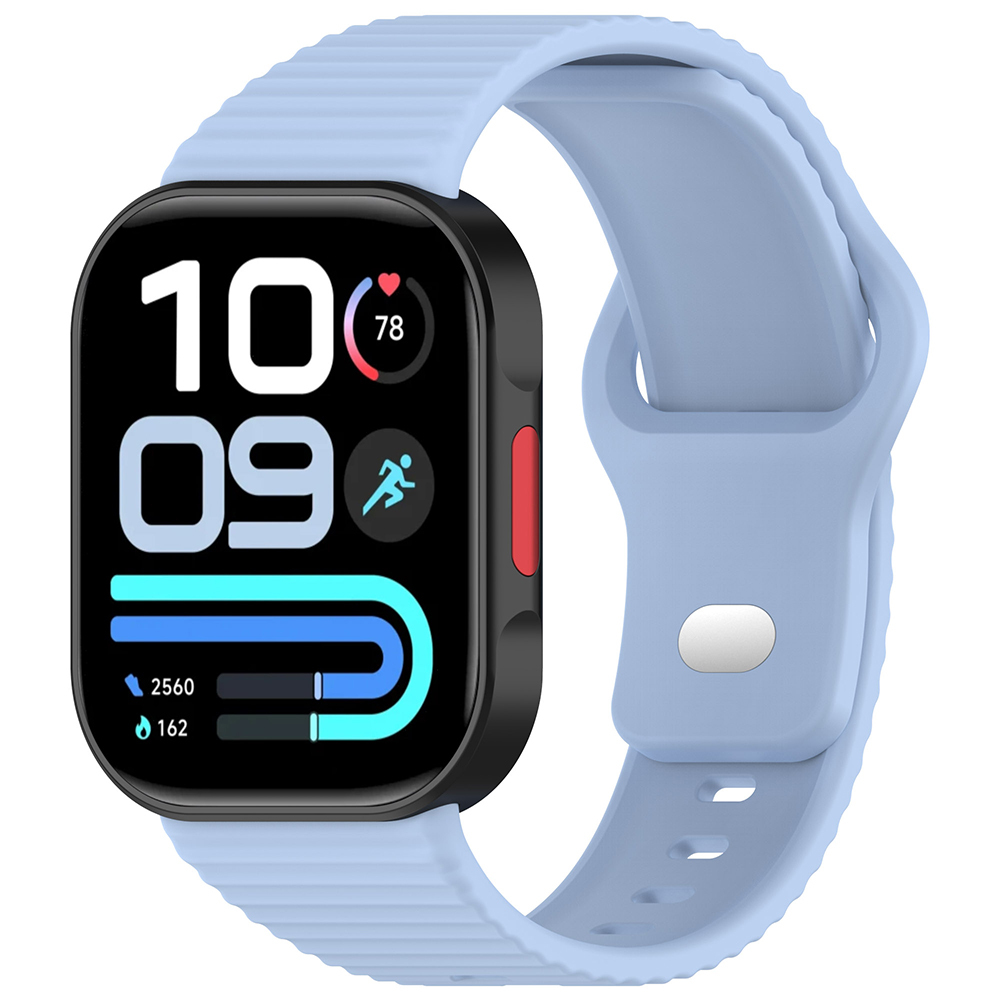 Xiaomi Uyumlu Redmi Watch 6 Zore KRD-164 Silikon Kordon-Açık mavi