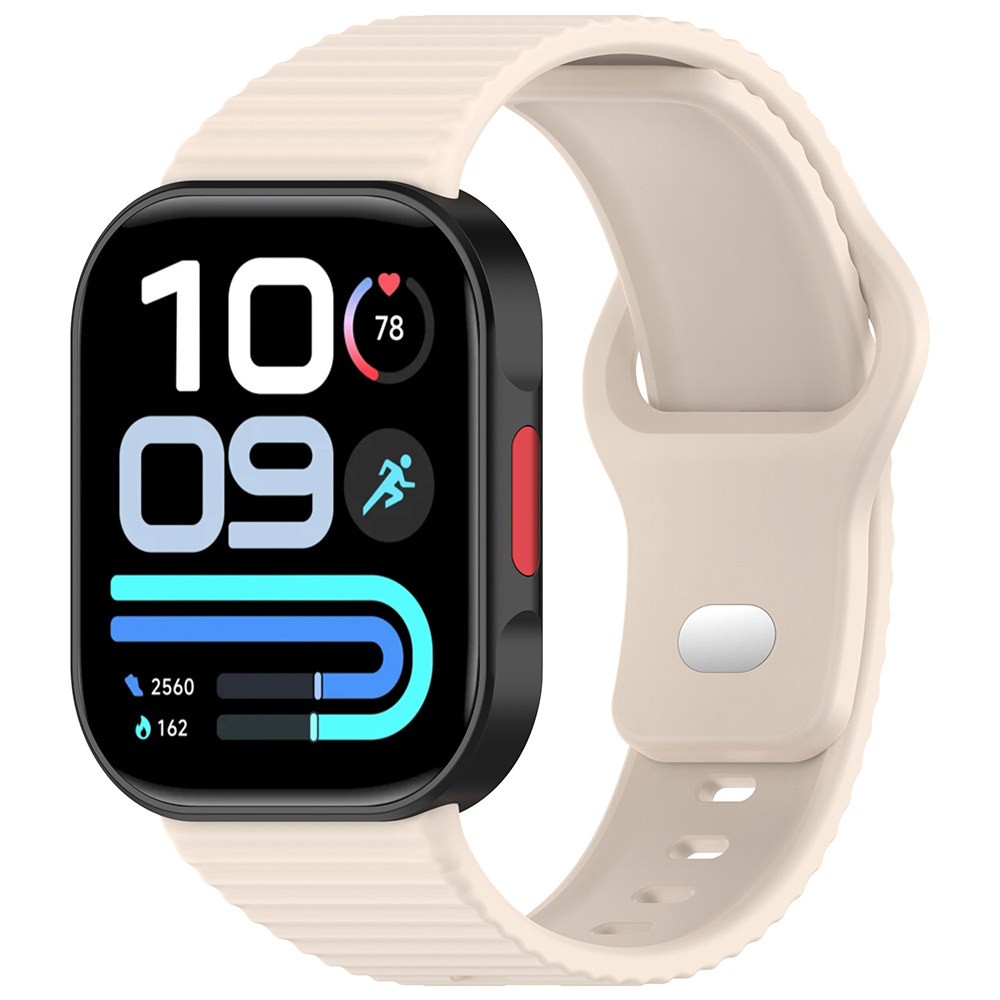 Xiaomi Uyumlu Redmi Watch 6 Zore KRD-164 Silikon Kordon-Starlight