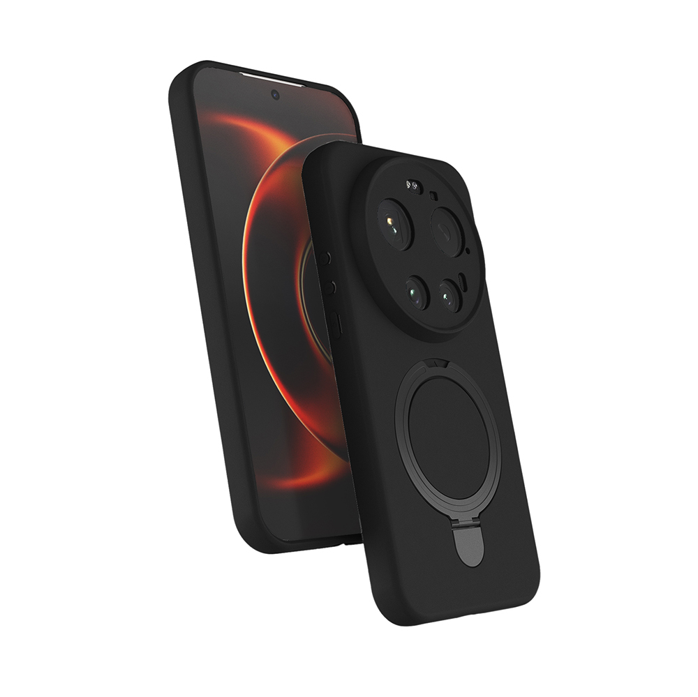 Xiaomi Uyumlu 17 Ultra Kılıf M-safe Şarj Özellikli Standlı Zore Samara Kapak