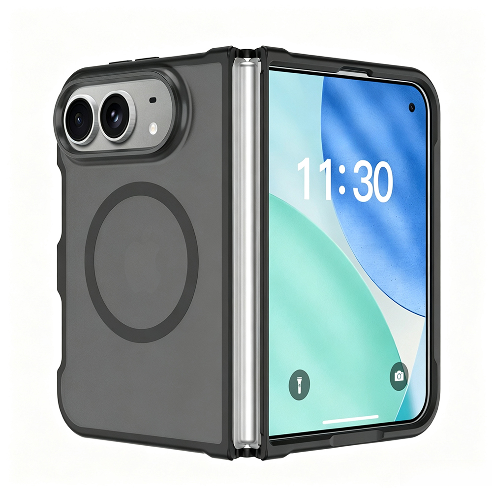 iPhone Uyumlu Duo Kılıf M-Safe Şarj Özellikli Kamera Korumalı Zore Lunex Kapak