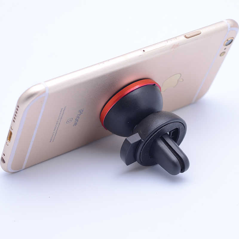 Zore New Magnetic Air Vent Mount Araç Telefon Tutucu-Kırmızı