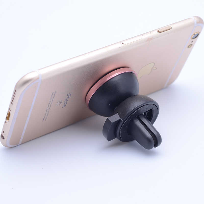 Zore New Magnetic Air Vent Mount Araç Telefon Tutucu-Rose gold