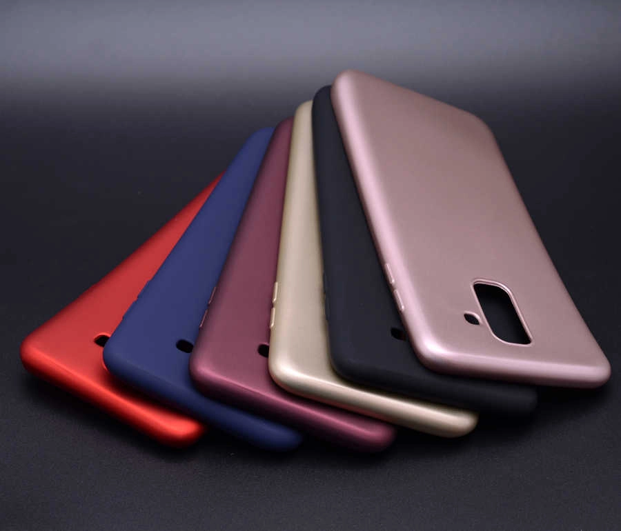 Galaxy Uyumlu A6 Plus 2018 Kılıf Zore Premier Silikon Kapak