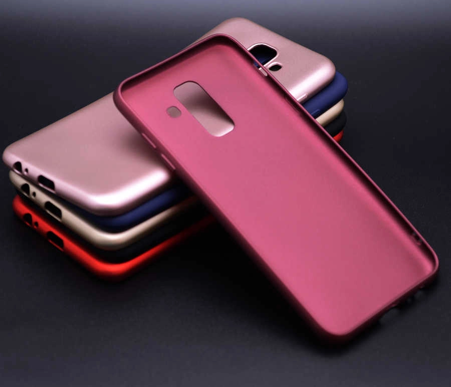 Galaxy Uyumlu A6 Plus 2018 Kılıf Zore Premier Silikon Kapak