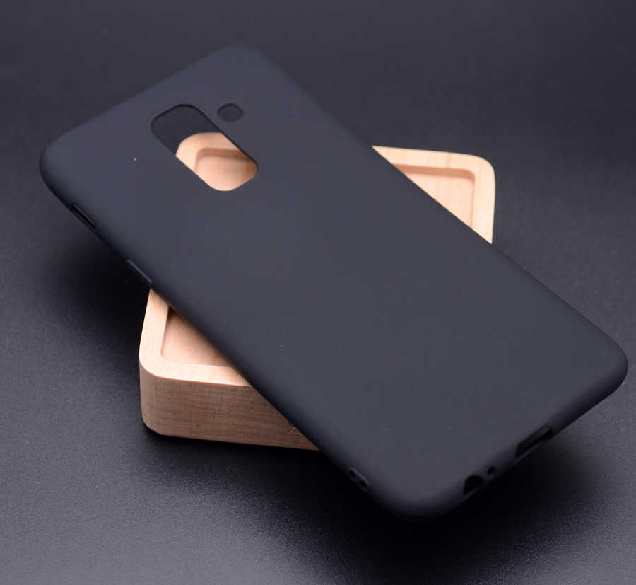 Galaxy Uyumlu A6 Plus 2018 Kılıf Zore Premier Silikon Kapak