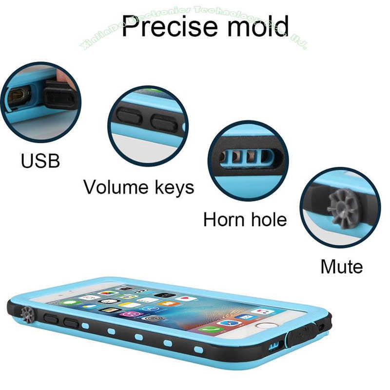iPhone Uyumlu 7 Kılıf 1-1 Su Geçirmez Kılıf