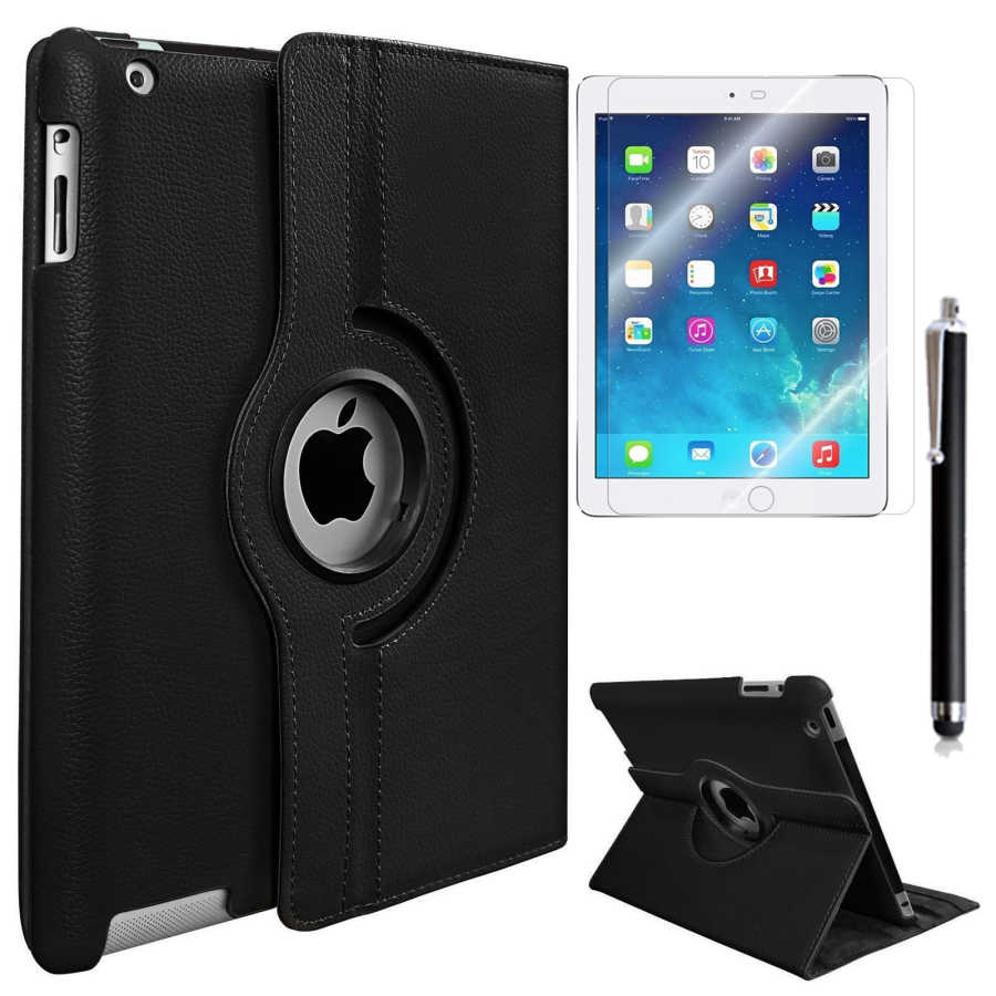 iPad Uyumlu Mini 2-3 Zore Dönebilen Standlı Kılıf