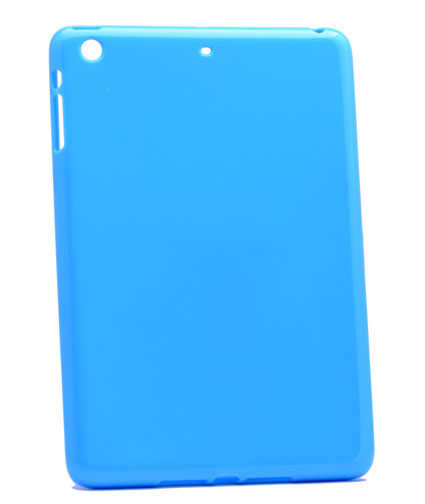 iPad Uyumlu Mini 2-3 Kılıf Zore Tablet Süper Silikon Kapak-Mavi
