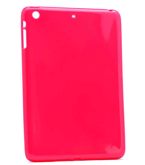iPad Uyumlu Mini 2-3 Kılıf Zore Tablet Süper Silikon Kapak-Pembe