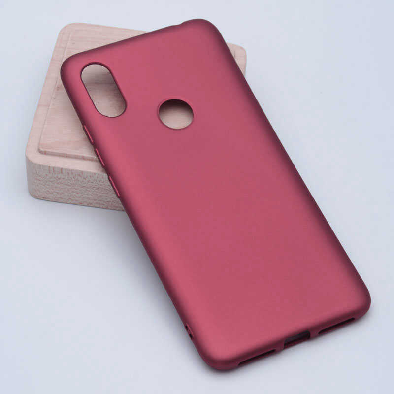 Xiaomi Uyumlu  Redmi S2 Kılıf Zore Premier Silikon Kapak-Mürdüm