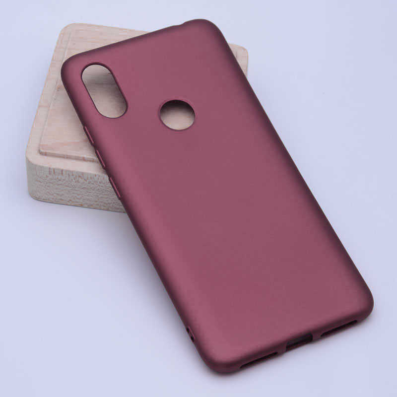Xiaomi Uyumlu  Mi 8 Kılıf Zore Premier Silikon Kapak-Mürdüm