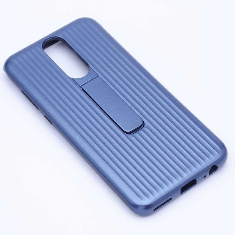 Huawei Uyumlu Mate 10 Lite Kılıf Zore Wave Standlı Mıknatıslı Kapak-Lacivert