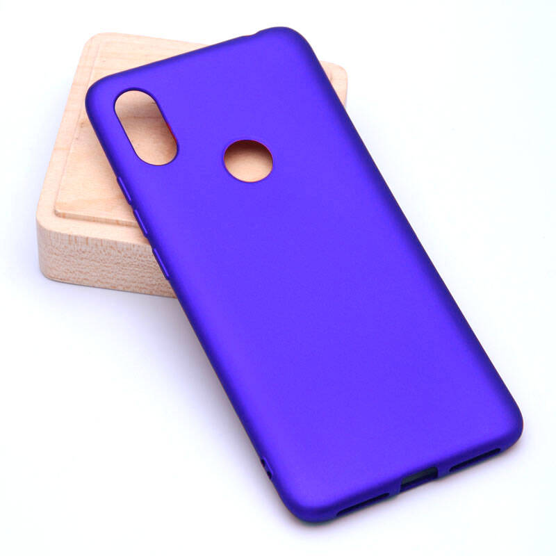 Xiaomi Uyumlu  Mi 8 SE Kılıf Zore Premier Silikon Kapak-Saks mavi