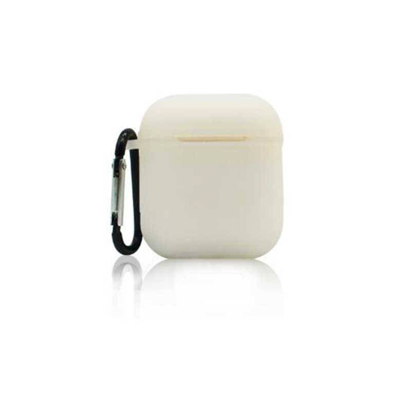 Airpods Uyumlu Zore Askılı Silikon-Beyaz