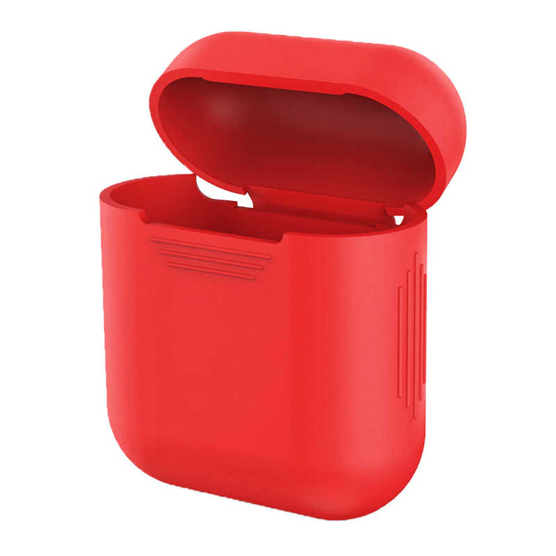 Airpods Uyumlu Zore Standart Silikon Kılıf-Kırmızı