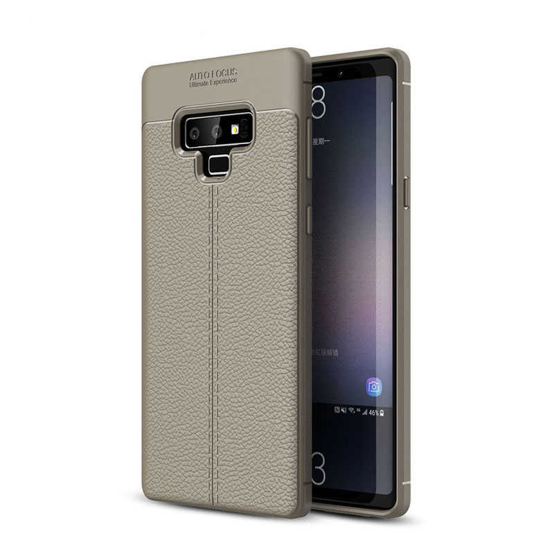 Galaxy Uyumlu Note 9 Kılıf Zore Niss Silikon Kapak-Gri