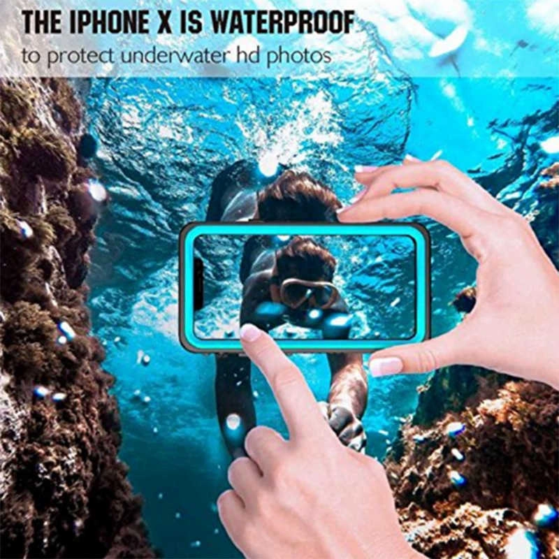 iPhone Uyumlu X Kılıf 1-1 Su Geçirmez Kılıf