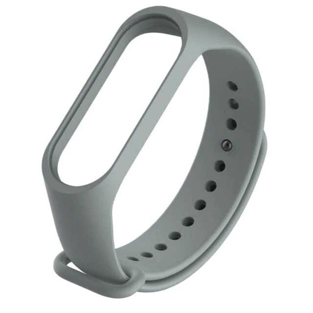 Xiaomi Uyumlu  Mi Band 3 Silikon Kordon-Gri