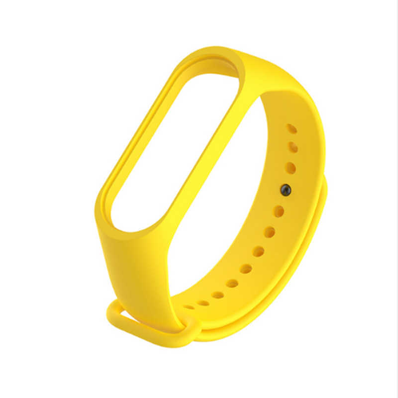 Xiaomi Uyumlu  Mi Band 3 Silikon Kordon-Sarı