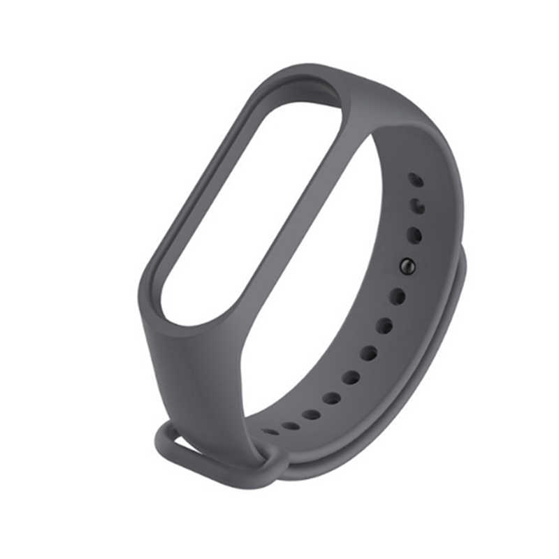 Xiaomi Uyumlu  Mi Band 2 Silikon Kordon-Füme