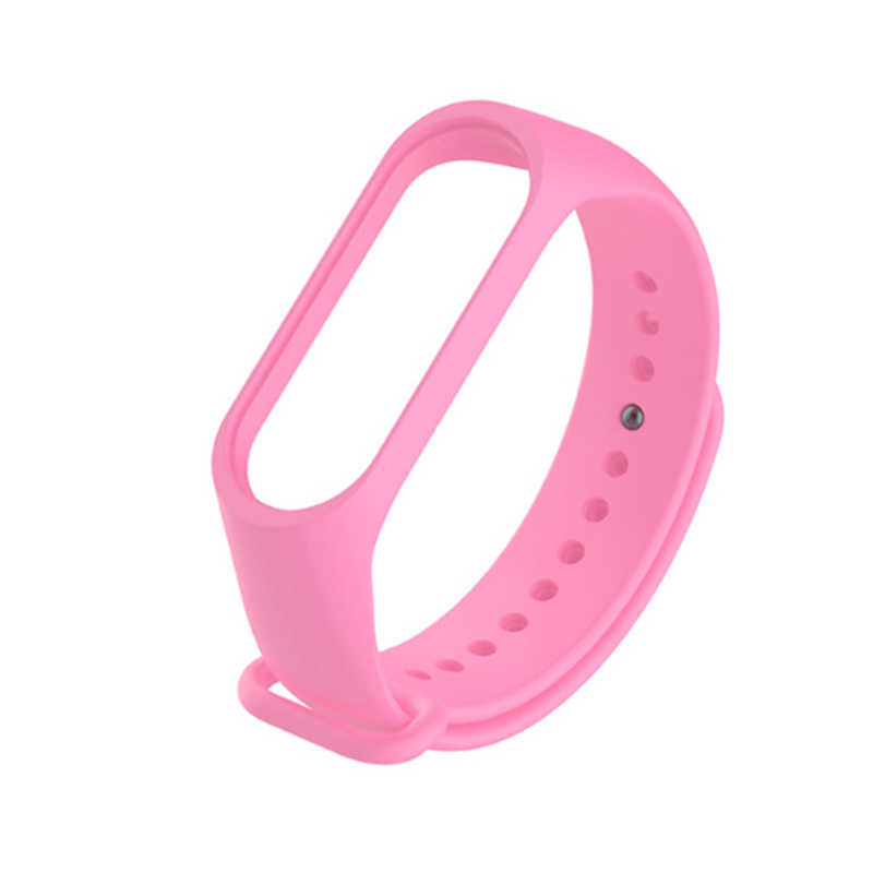 Xiaomi Uyumlu  Mi Band 2 Silikon Kordon-Pembe açık