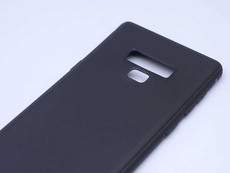 Galaxy Uyumlu Note 9 Kılıf Zore İmax Silikon Kılıf-Siyah