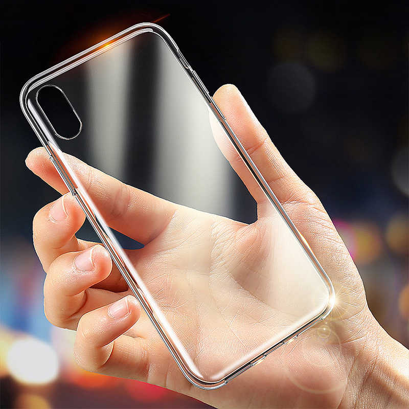iPhone Uyumlu XR 6.1 Kılıf Zore İmax Silikon Kılıf-Renksiz