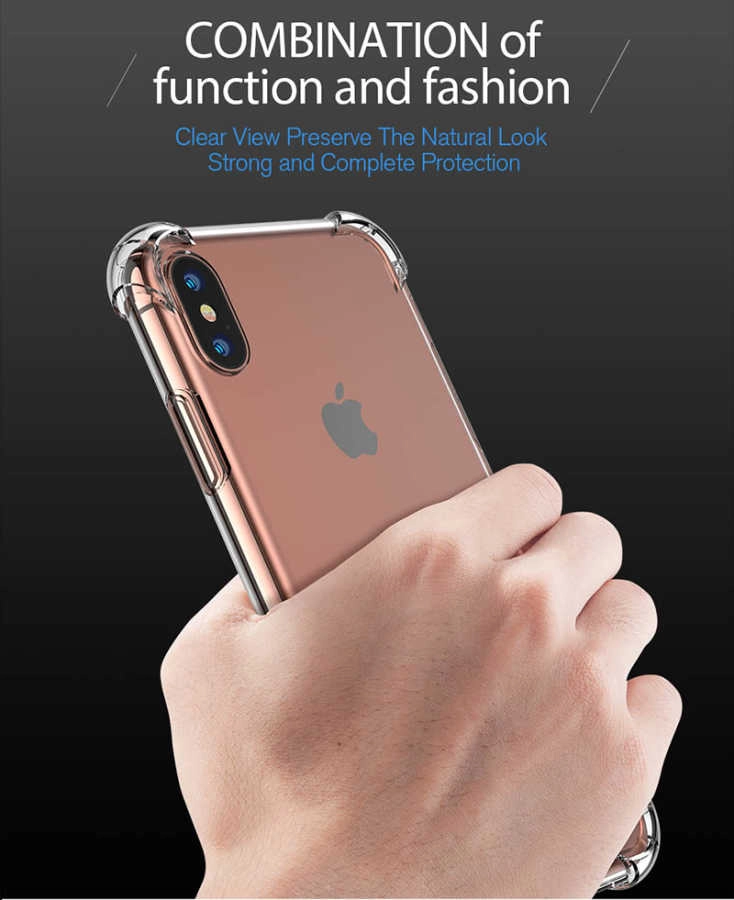 iPhone Uyumlu XS Max 6.5 Kılıf Zore Nitro Toz Korumalı Shock Silikon