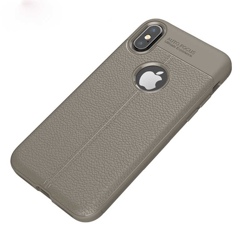 iPhone Uyumlu XS Max 6.5 Kılıf Zore Niss Silikon Kapak-Gri