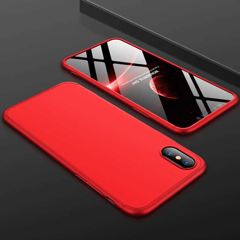 iPhone Uyumlu XS Max 6.5 Kılıf Zore Ays Kapak-Kırmızı