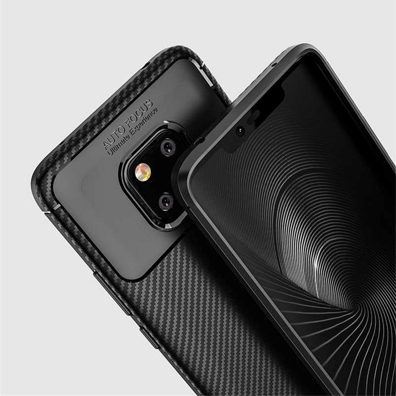 Huawei Uyumlu Mate 20 Pro Kılıf Zore Negro Silikon Kapak
