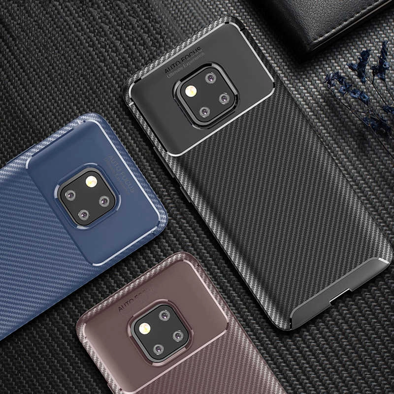 Huawei Uyumlu Mate 20 Pro Kılıf Zore Negro Silikon Kapak