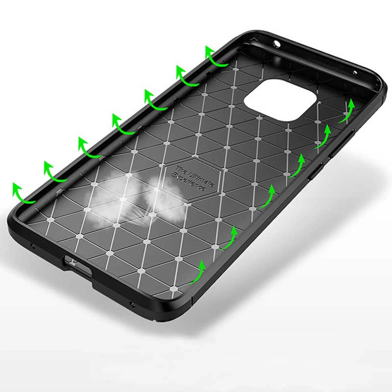 Huawei Uyumlu Mate 20 Pro Kılıf Zore Negro Silikon Kapak