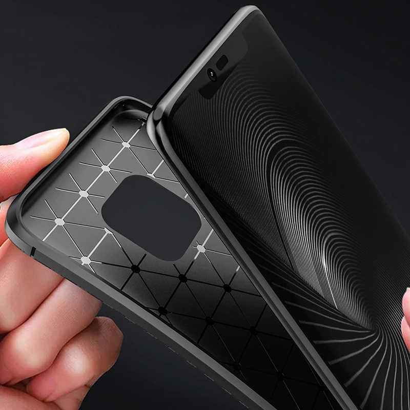 Huawei Uyumlu Mate 20 Pro Kılıf Zore Negro Silikon Kapak