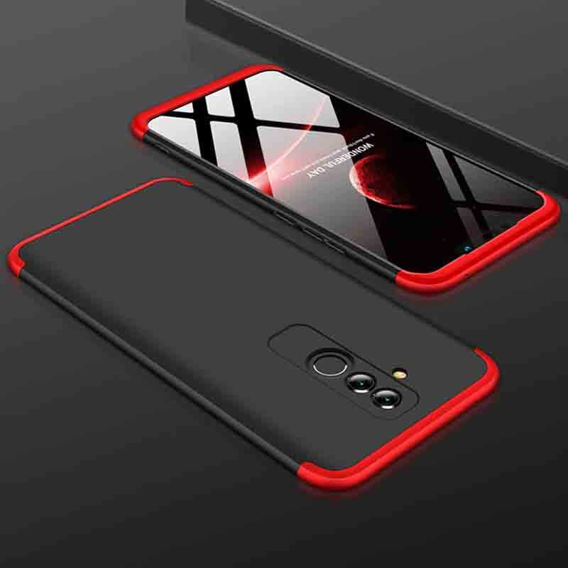Huawei Uyumlu Mate 20 Lite Kılıf Zore Ays Kapak-Siyah-kırmızı