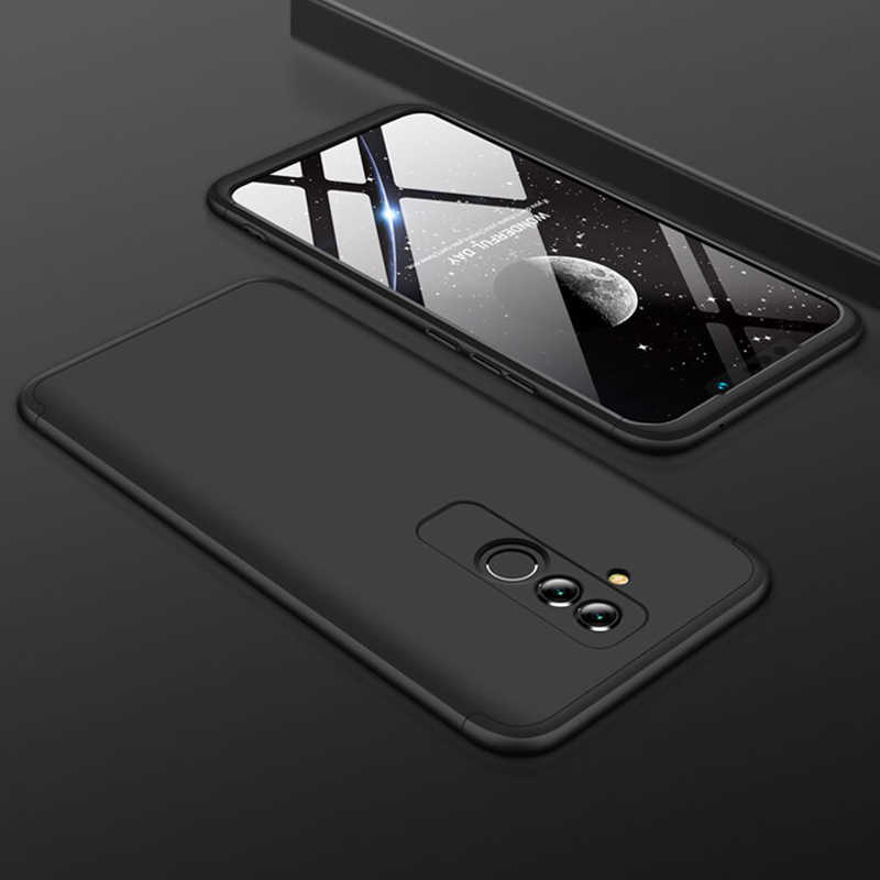 Huawei Uyumlu Mate 20 Lite Kılıf Zore Ays Kapak-Siyah