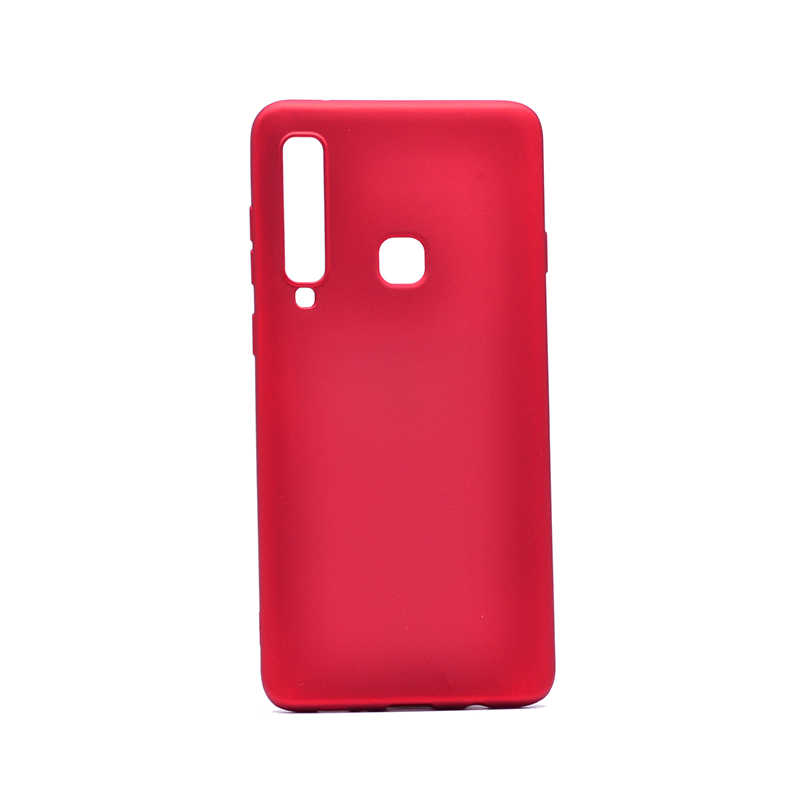 Galaxy Uyumlu A9 2018 Kılıf Zore Premier Silikon Kapak-Kırmızı