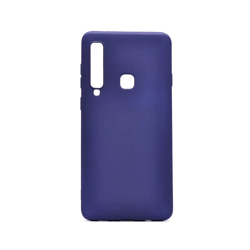 Galaxy Uyumlu A9 2018 Kılıf Zore Premier Silikon Kapak-Lacivert