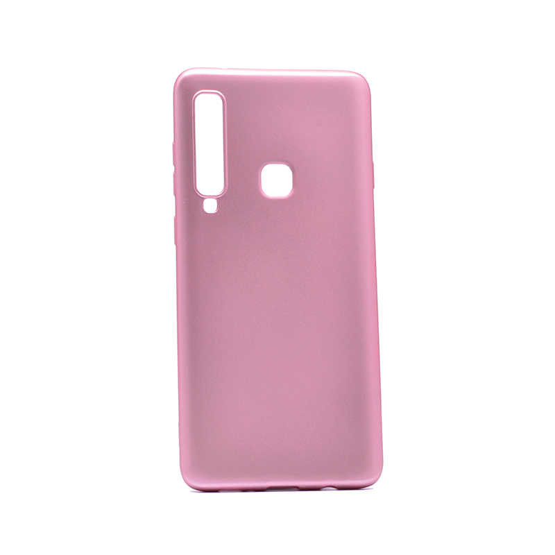 Galaxy Uyumlu A9 2018 Kılıf Zore Premier Silikon Kapak-Rose gold