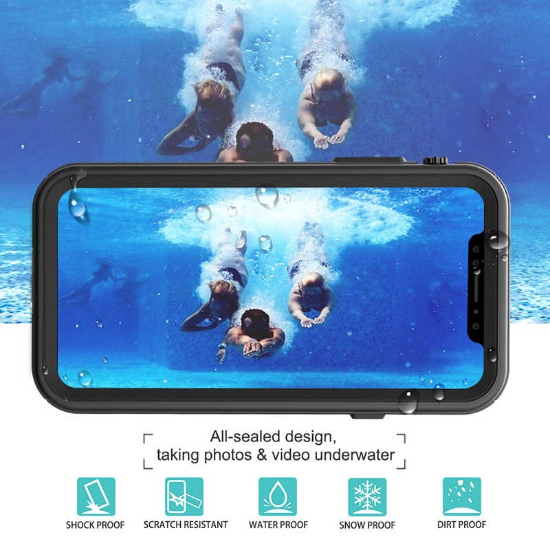 iPhone Uyumlu XR 6.1 Kılıf Zore 1-1 Su Geçirmez Kılıf