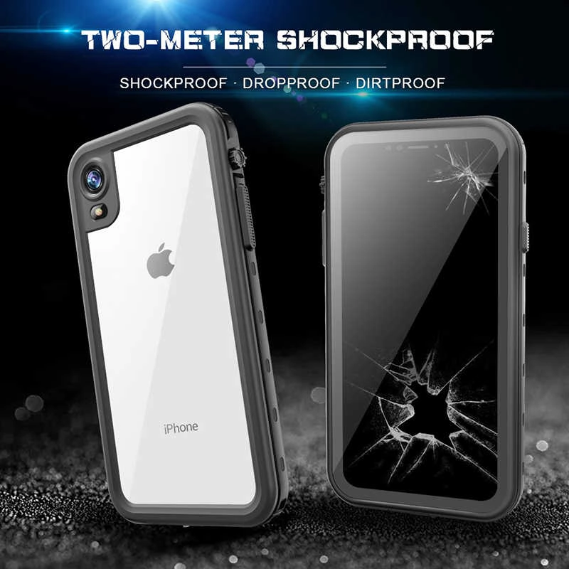 iPhone Uyumlu XR 6.1 Kılıf Zore 1-1 Su Geçirmez Kılıf