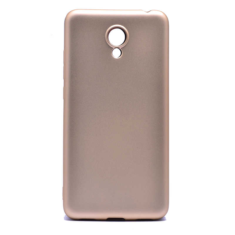 Meizu M6 Kılıf Zore Premier Silikon Kapak-Gold