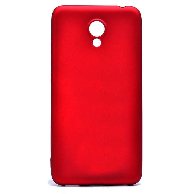 Meizu M6 Kılıf Zore Premier Silikon Kapak-Kırmızı